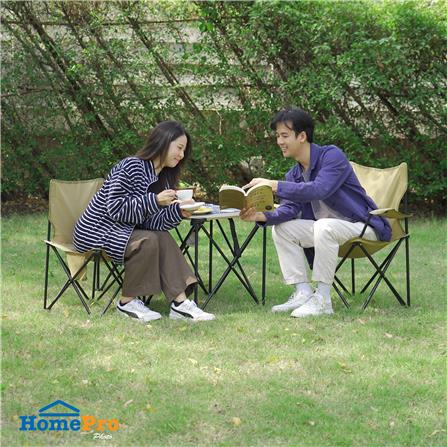 เก้าอี้สนาม SPRING NIKKO 52x80 ซม. สีน้ำตาล_5