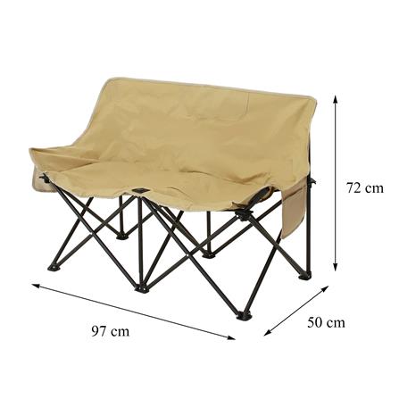 ม้านั่งสนาม SPRING NIKKO 97 ซม. สีน้ำตาล_10