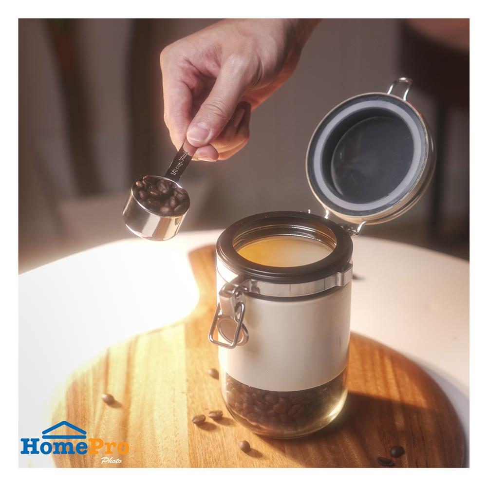 ขวดโหลแก้วฝาสปริง KECH CISTERN 0.58 ลิตร สีขาว