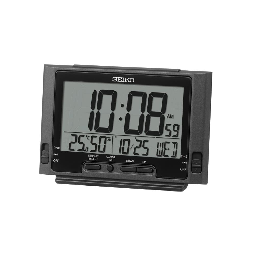 นาฬิกาดิจิทัล SEIKO CLOCKS QHL095K 3.5X5 นิ้ว สีดำ