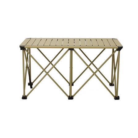 โต๊ะพับแคมป์ปิ้ง SPRING NIKKO 100 ซม. สีน้ำตาล_2