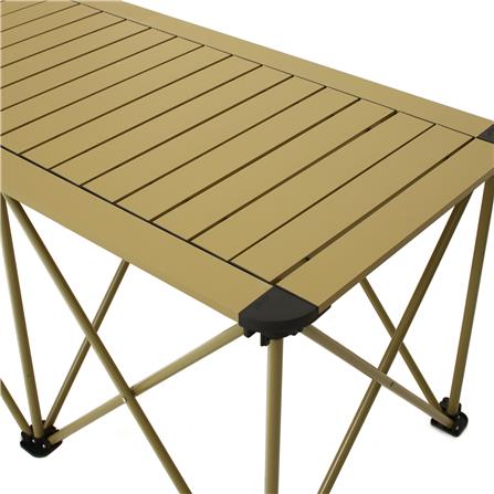 โต๊ะพับแคมป์ปิ้ง SPRING NIKKO 100 ซม. สีน้ำตาล_3