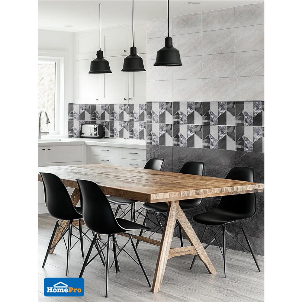 กระเบื้องผนัง 25x40 ซม. TARA โรเซลล่า เกรย์ 1 ตร.ม.