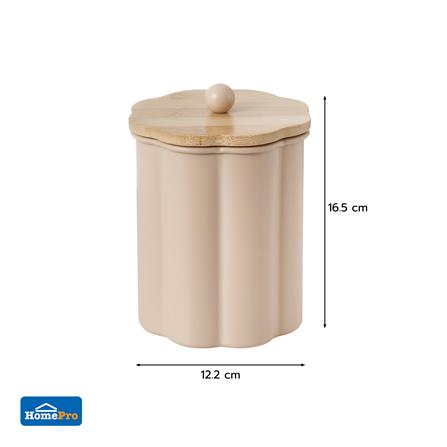 ขวดโหลกลมฝาดึง KECH PETAL 1 ลิตร สีชมพู_5