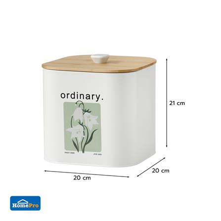 ขวดโหลเหลี่ยมฝาดึง KECH ALL BLOOM BOX M 3 ลิตร_5