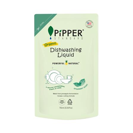 รีฟิลน้ำยาล้างจาน PIPPER 750 มล. กลิ่นสเปียร์มินต์_0