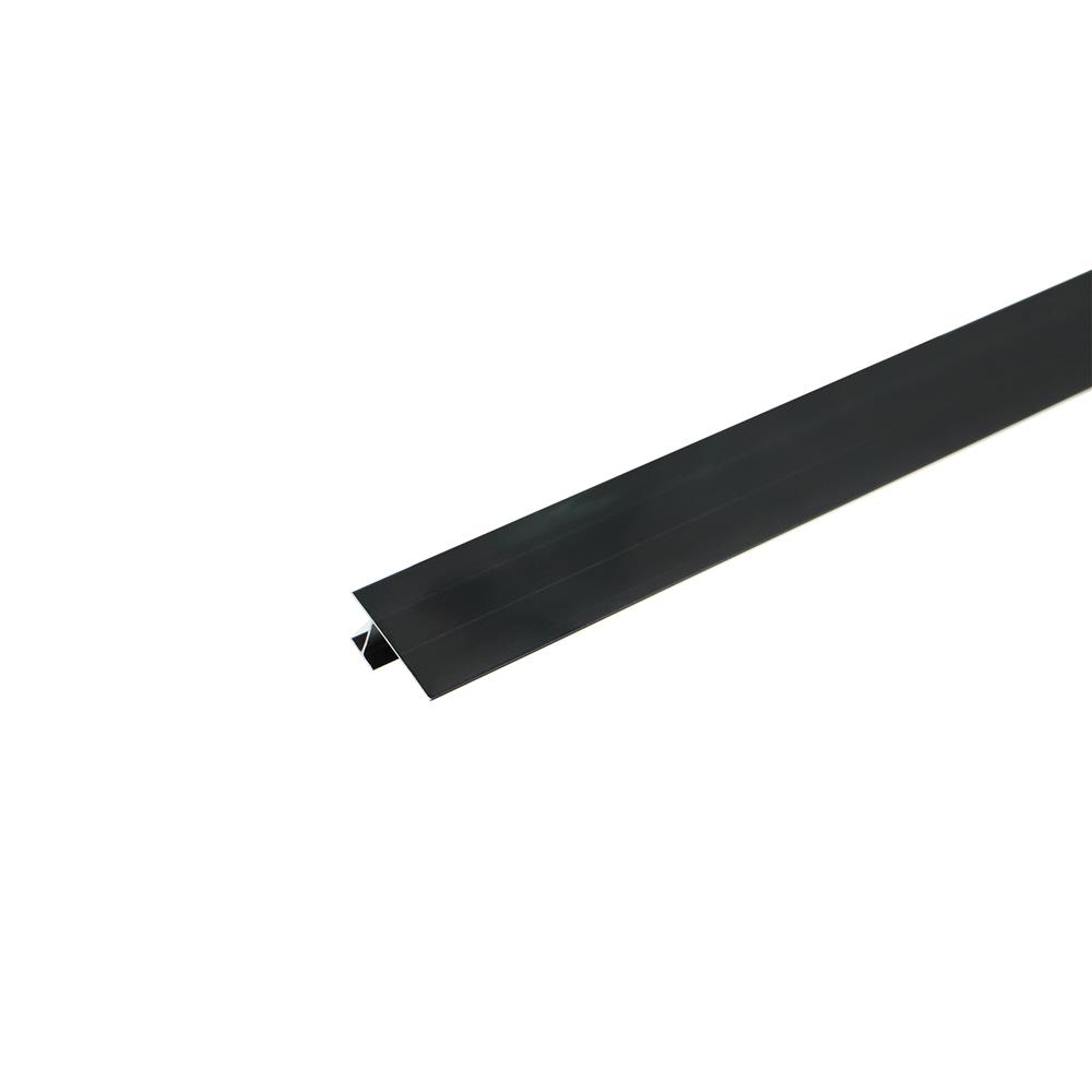 ตัวต่อผนัง อะลูมิเนียม CROBERN JA261 2X0.8X240 ซม. สีดำ