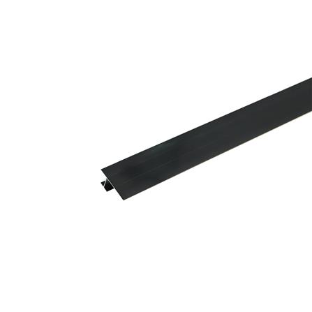 ตัวต่อผนัง อะลูมิเนียม CROBERN JA261 2X0.8X240 ซม. สีดำ_2