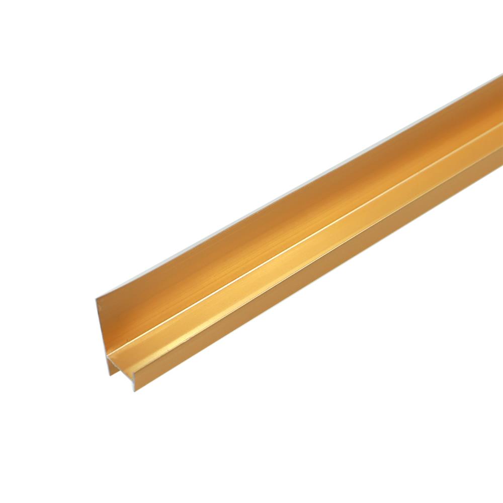 ตัวต่อผนัง อะลูมิเนียม CROBERN JA261 2X0.8X240 ซม. สีทอง