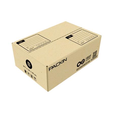 กล่องไปรษณีย์ PACK IN เบอร์ B 17x25x9 ซม. (แพ็ก 20 ชิ้น)_0