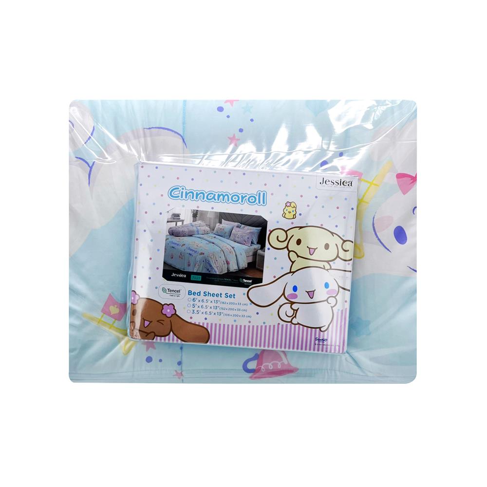 ชุดผ้าปูที่นอน 6 ฟุต (ชุด 6 ชิ้น) JESSICA CINNAMOROLL 20209-T021