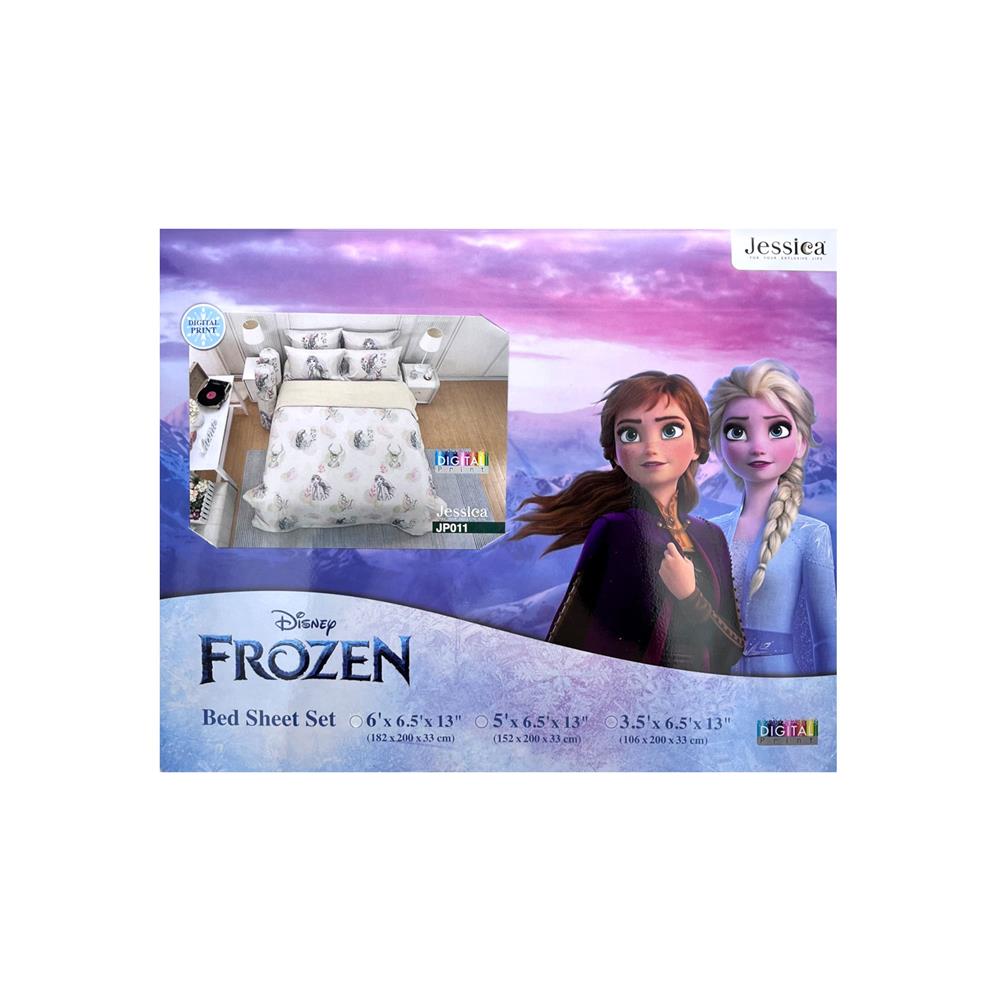 ชุดผ้าปูที่นอน 6 ฟุต 5 ชิ้น JESSICA FROZEN 21073-JP011
