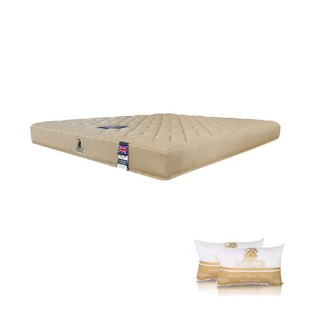 ที่นอน 6 ฟุต DUNLOPILLO WALKER พร้อมหมอนหนุน 2 ชิ้น_0