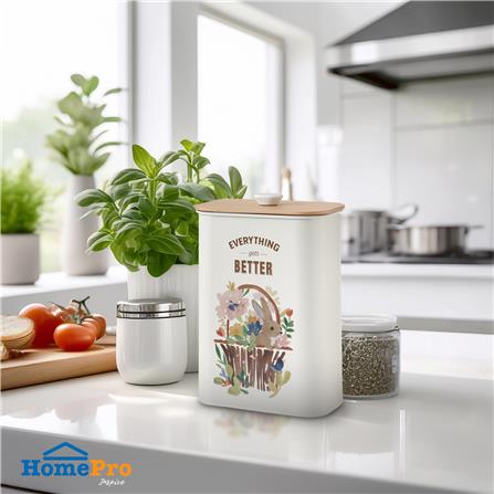 ขวดโหลเหลี่ยมฝาดึง KECH BUNNY BOX 3.4 ลิตร_4