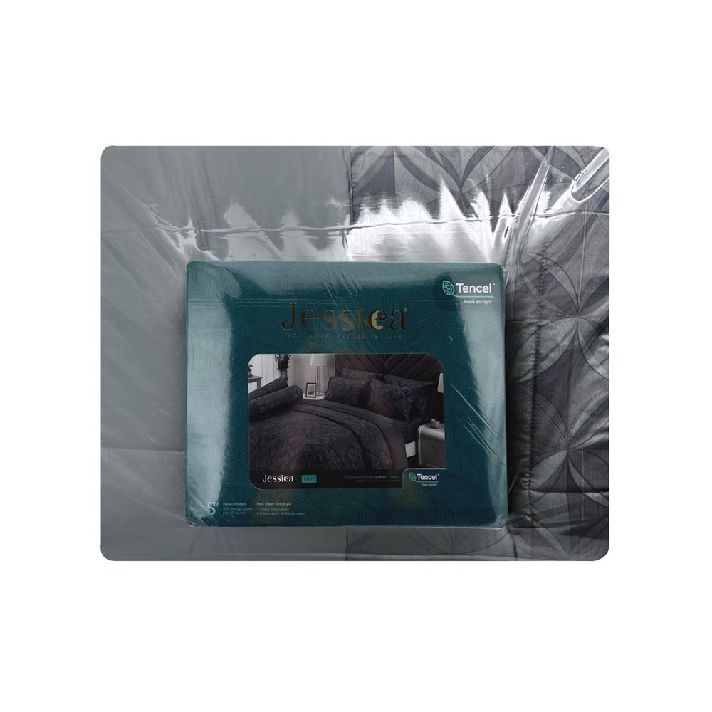 ชุดผ้าปูที่นอน 5 ฟุต 6 ชิ้น JESSICA TENCEL 22015-T863