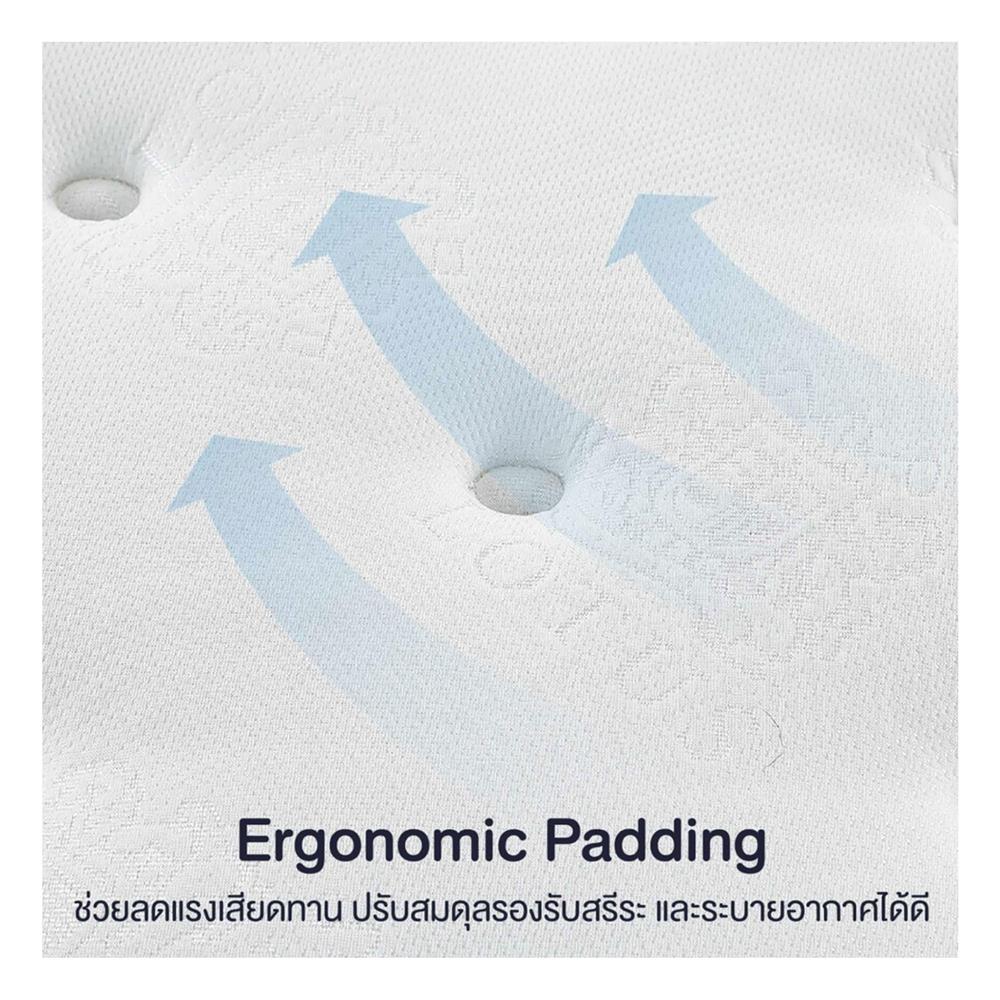 ที่นอนพ็อกเก็ตสปริง 5 ฟุต LOTUS รุ่น VOLANT พร้อมหมอนหนุน 2 ชิ้น