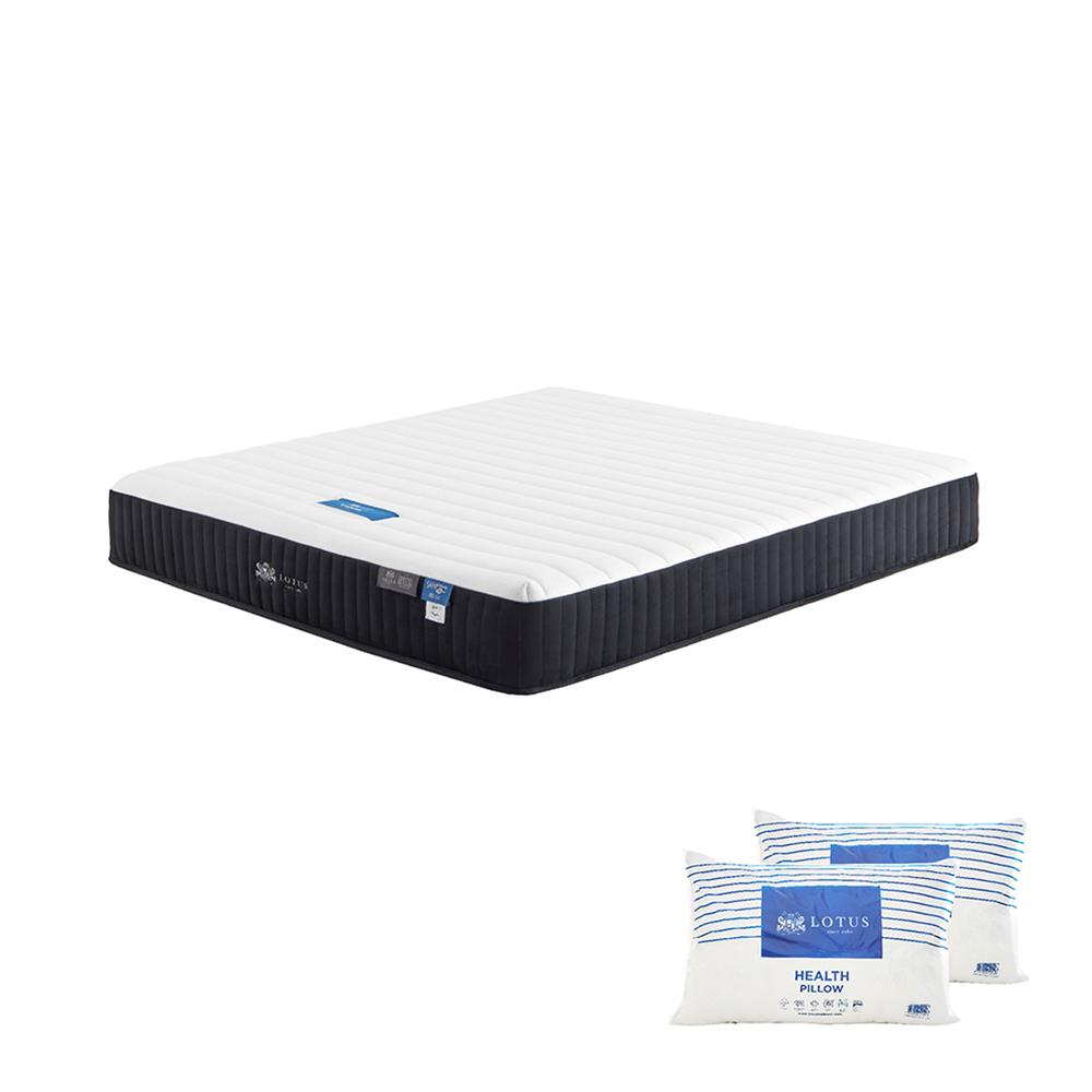 ที่นอน 6 ฟุต LOTUS VOLANT พร้อมหมอนหนุน 2 ชิ้น