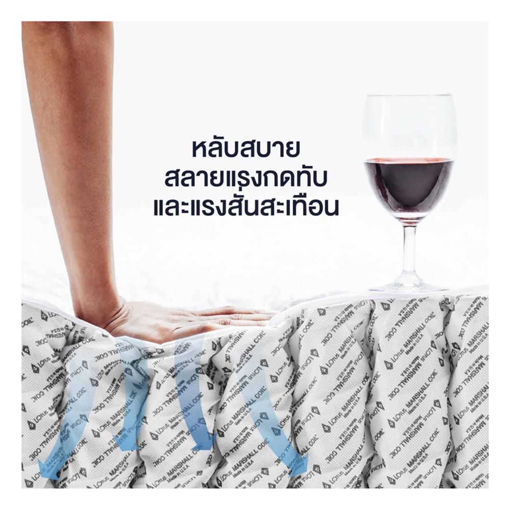 ที่นอน 6 ฟุต LOTUS VOLANT พร้อมหมอนหนุน 2 ชิ้น