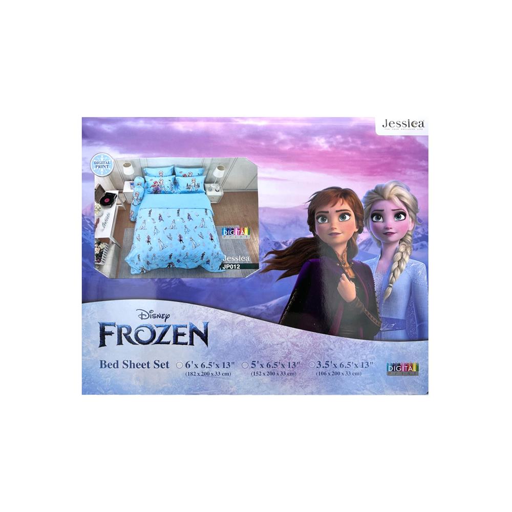 ชุดผ้าปูที่นอน 6 ฟุต 5 ชิ้น JESSICA FROZEN 21073-JP012