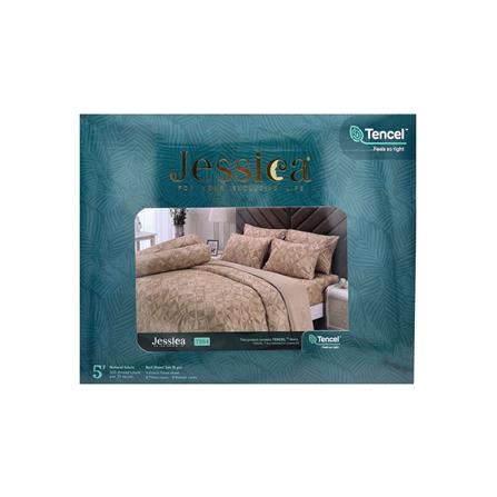 ชุดผ้าปูที่นอน 5 ฟุต 5 ชิ้น JESSICA TENCEL 20165-T864_3