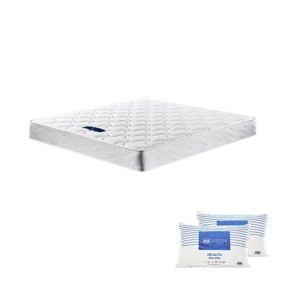 ที่นอน 6 ฟุต LOTUS EVAN พร้อมหมอนหนุน 2 ชิ้น