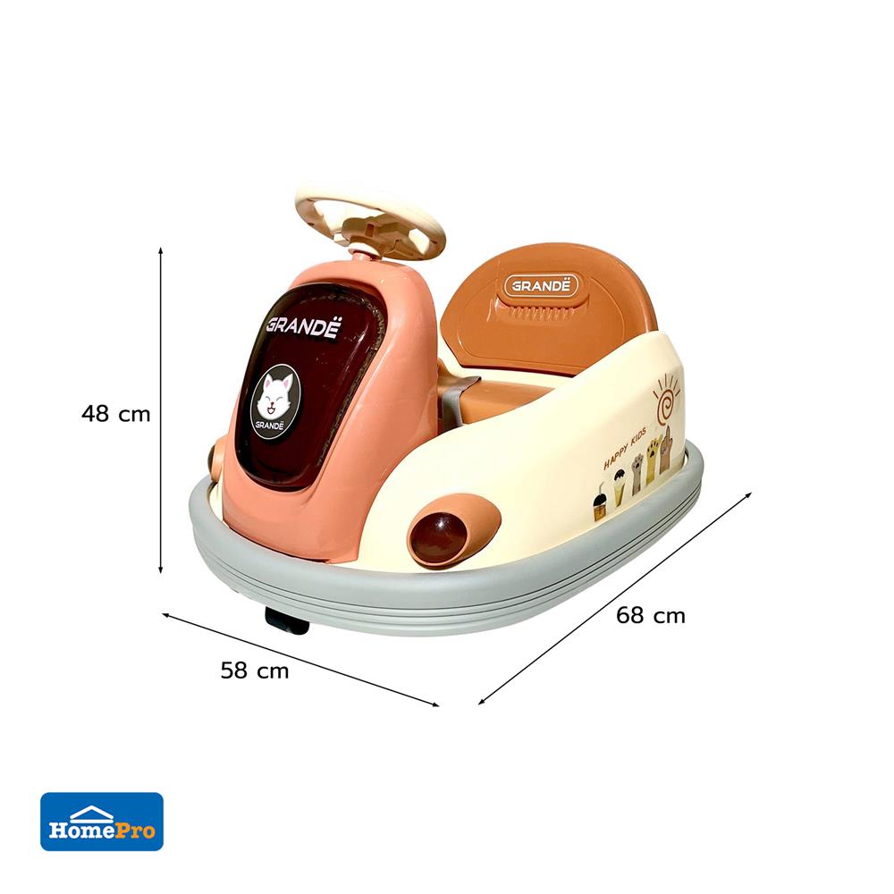 รถบั๊มเด็ก GRANDE JMBMC30 สีส้ม