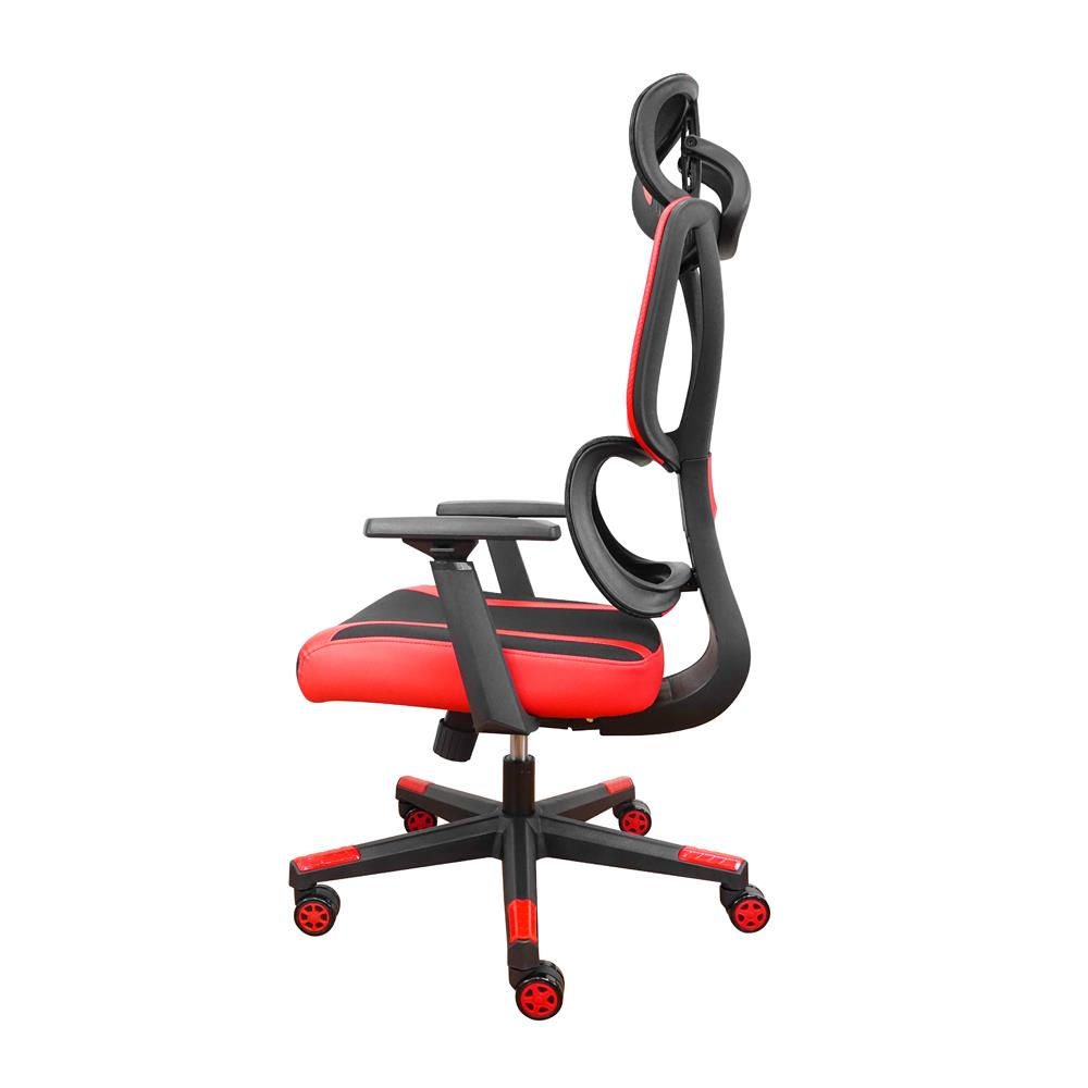 เก้าอี้สุขภาพ SURE HOKKU PL-41GM สีดำ/แดง