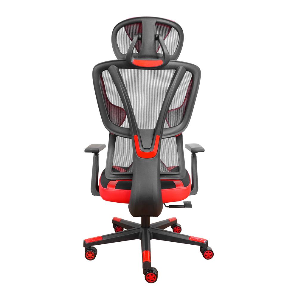 เก้าอี้สุขภาพ SURE HOKKU PL-41GM สีดำ/แดง