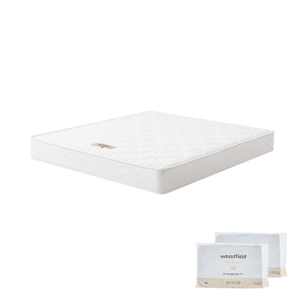 ที่นอน 6 ฟุต WOODFIELD W-5990 พร้อมหมอนหนุน 2 ชิ้น