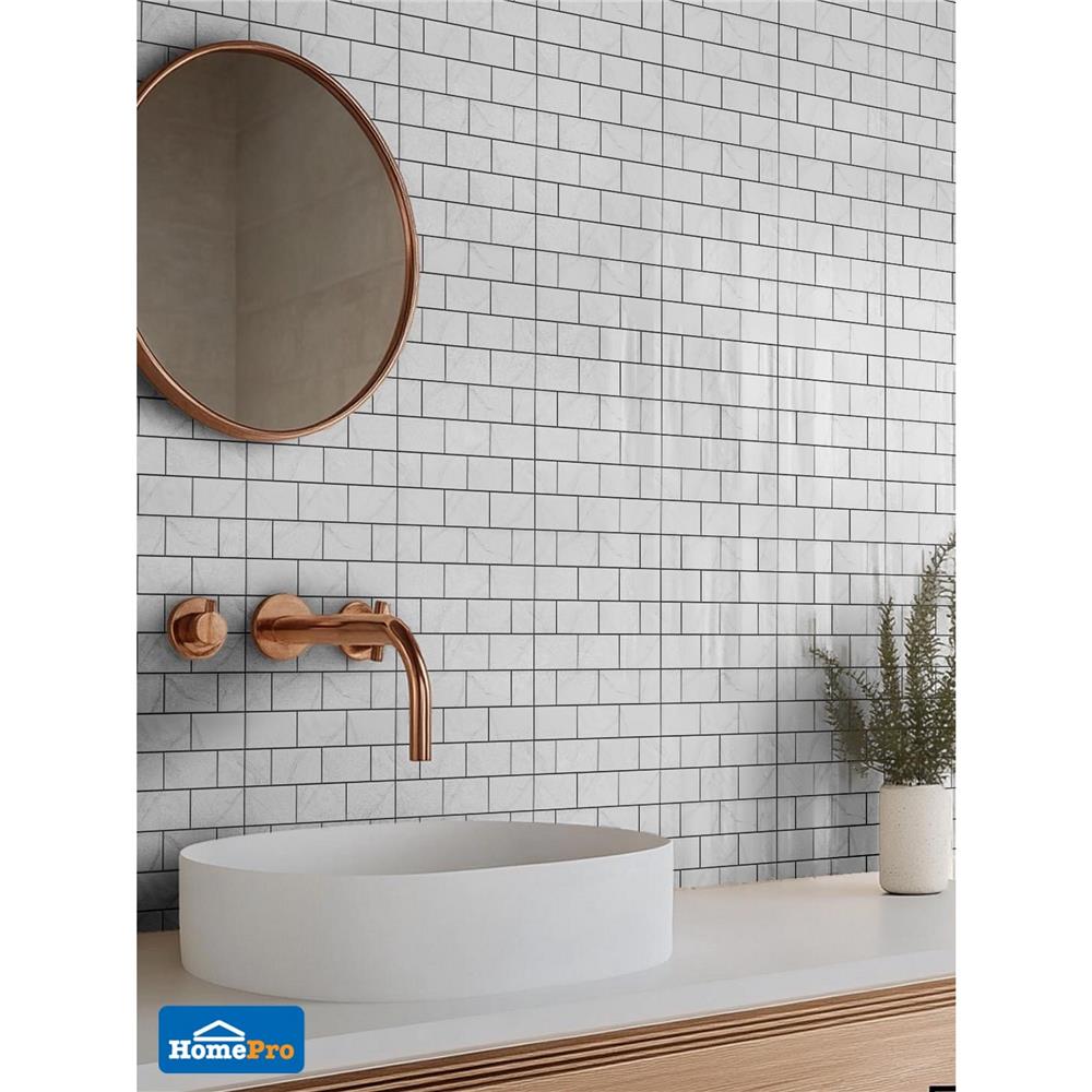 กระเบื้องผนัง 8x12 นิ้ว CARAMO โอทิส ดำ A 1 ตร.ม.