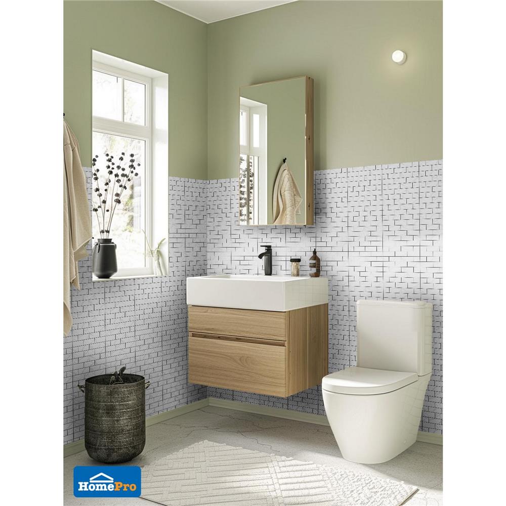 กระเบื้องผนัง 8x12 นิ้ว CARAMO โอทิส ดำ A 1 ตร.ม.