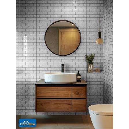 กระเบื้องผนัง 8x12 นิ้ว CARAMO โอทิส ดำ A 1 ตร.ม._2