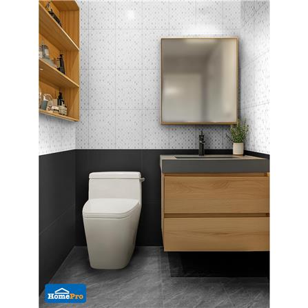 กระเบื้องผนัง 8x12 นิ้ว CARAMO บอลลี่ เทาอ่อน A 1 ตร.ม._4