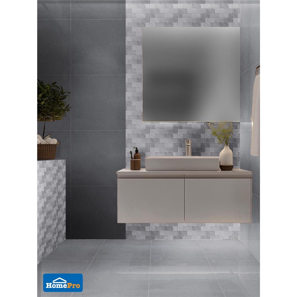 กระเบื้องผนัง 8x12 นิ้ว CARAMO โจดี้ เทา A 1 ตร.ม.