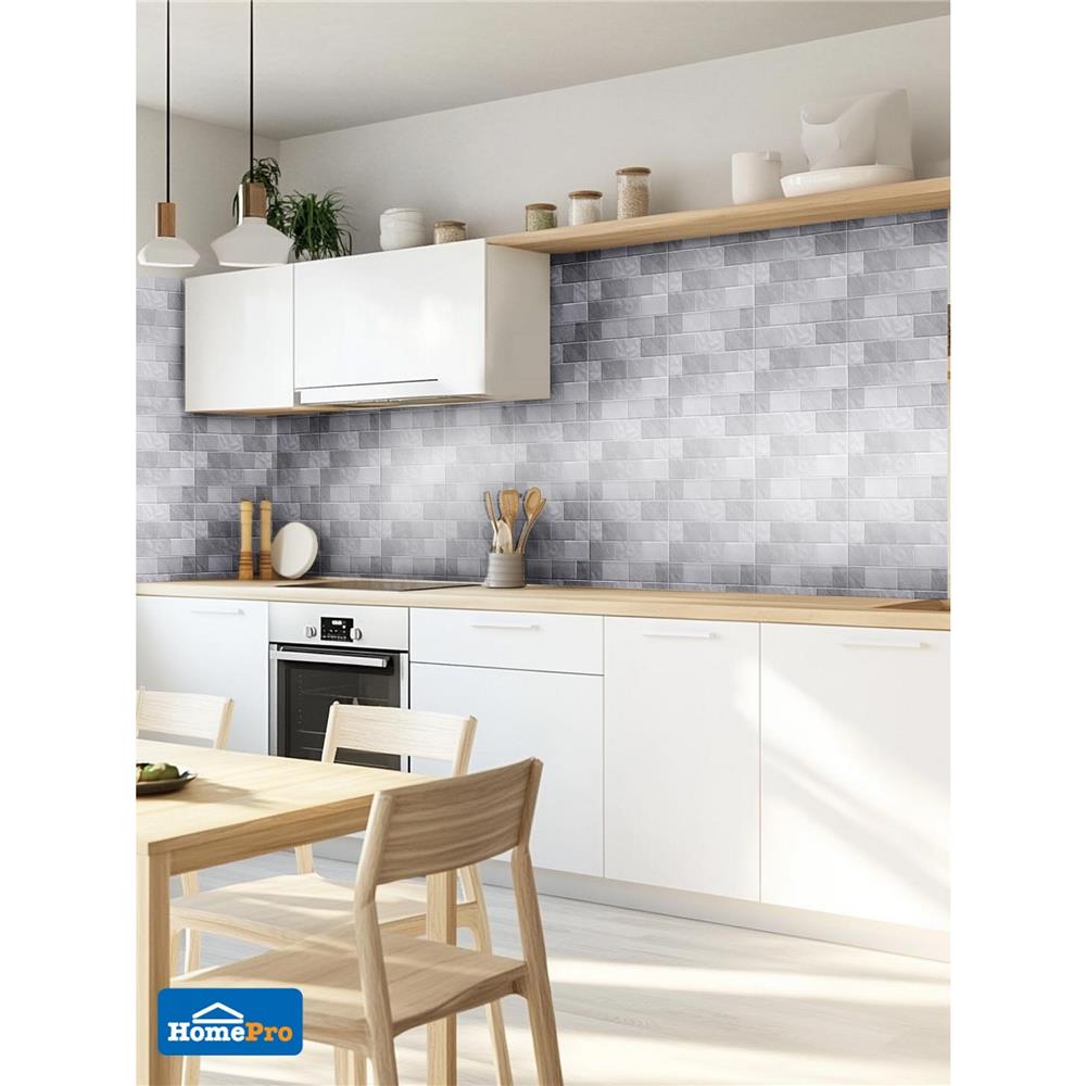 กระเบื้องผนัง 8x12 นิ้ว CARAMO โจดี้ เทา A 1 ตร.ม.