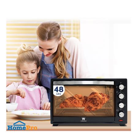 เตาอบเล็กแมนนวล WORLDTECH WT-OV48L สีดำ_3