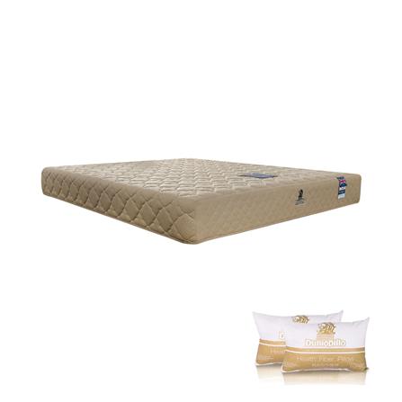 ที่นอน 5 ฟุต DUNLOPILLO WARWICK พร้อมหมอนหนุน 2 ชิ้น_0