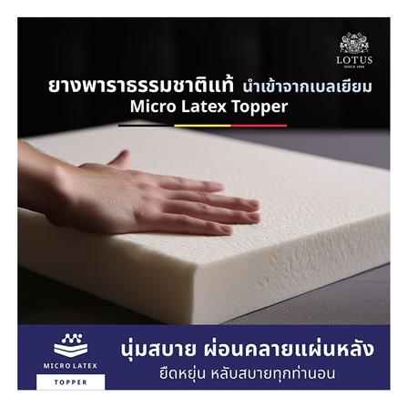 ที่นอน 5 ฟุต LOTUS RENOA I พร้อมหมอนหนุน 2 ชิ้น_7