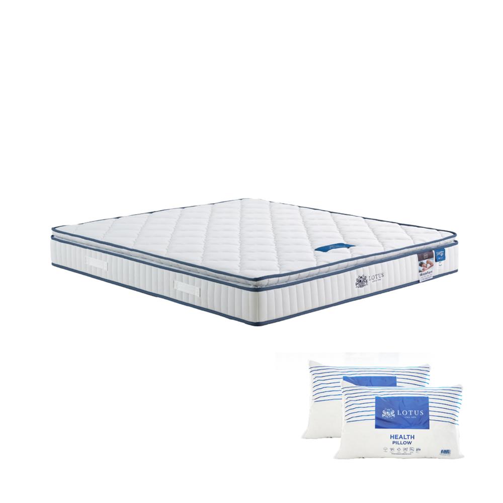 ที่นอน 5 ฟุต LOTUS PREMIUM (พร้อมหมอนหนุน 2 ชิ้น)