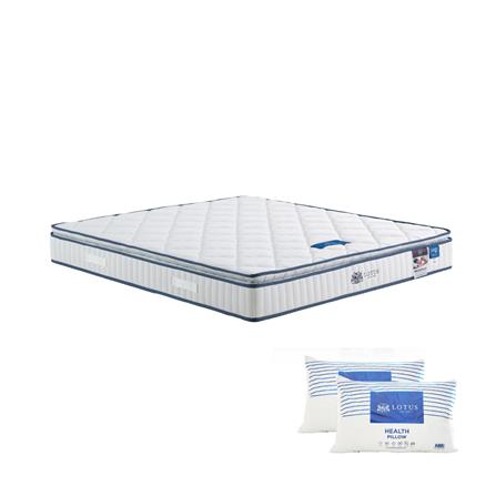 ที่นอน 5 ฟุต LOTUS PREMIUM (พร้อมหมอนหนุน 2 ชิ้น)_0