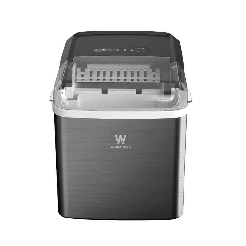 เครื่องทำน้ำแข็งอัตโนมัติ WORLDTECH WT-IM600A 2 ลิตร สีเงิน_0
