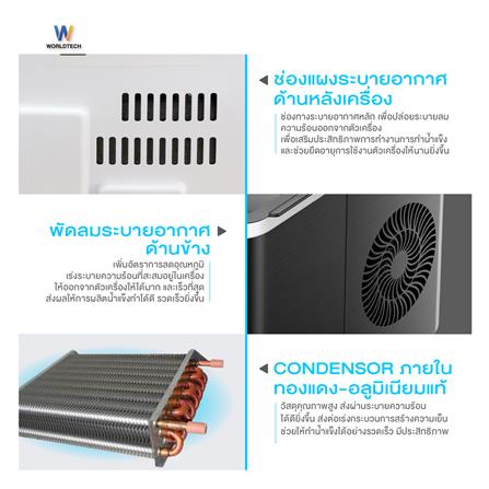 เครื่องทำน้ำแข็งอัตโนมัติ WORLDTECH WT-IM600A 2 ลิตร สีเงิน_7