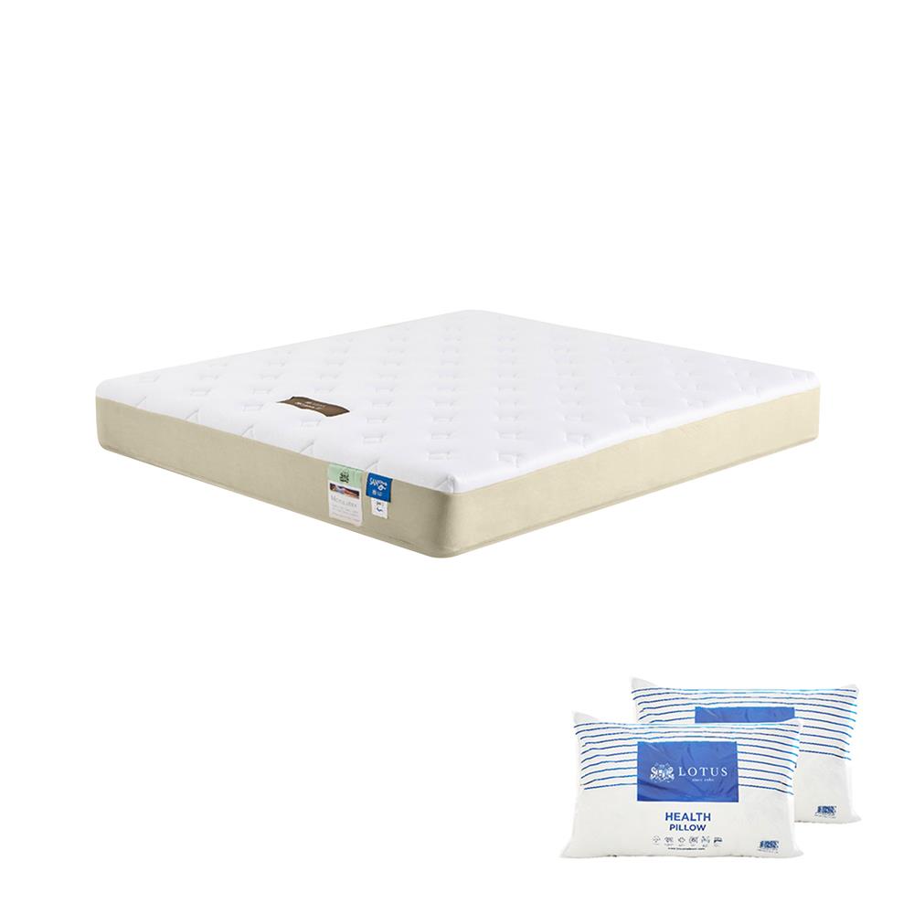 ที่นอน 6 ฟุต LOTUS RENOA I พร้อมหมอนหนุน 2 ชิ้น