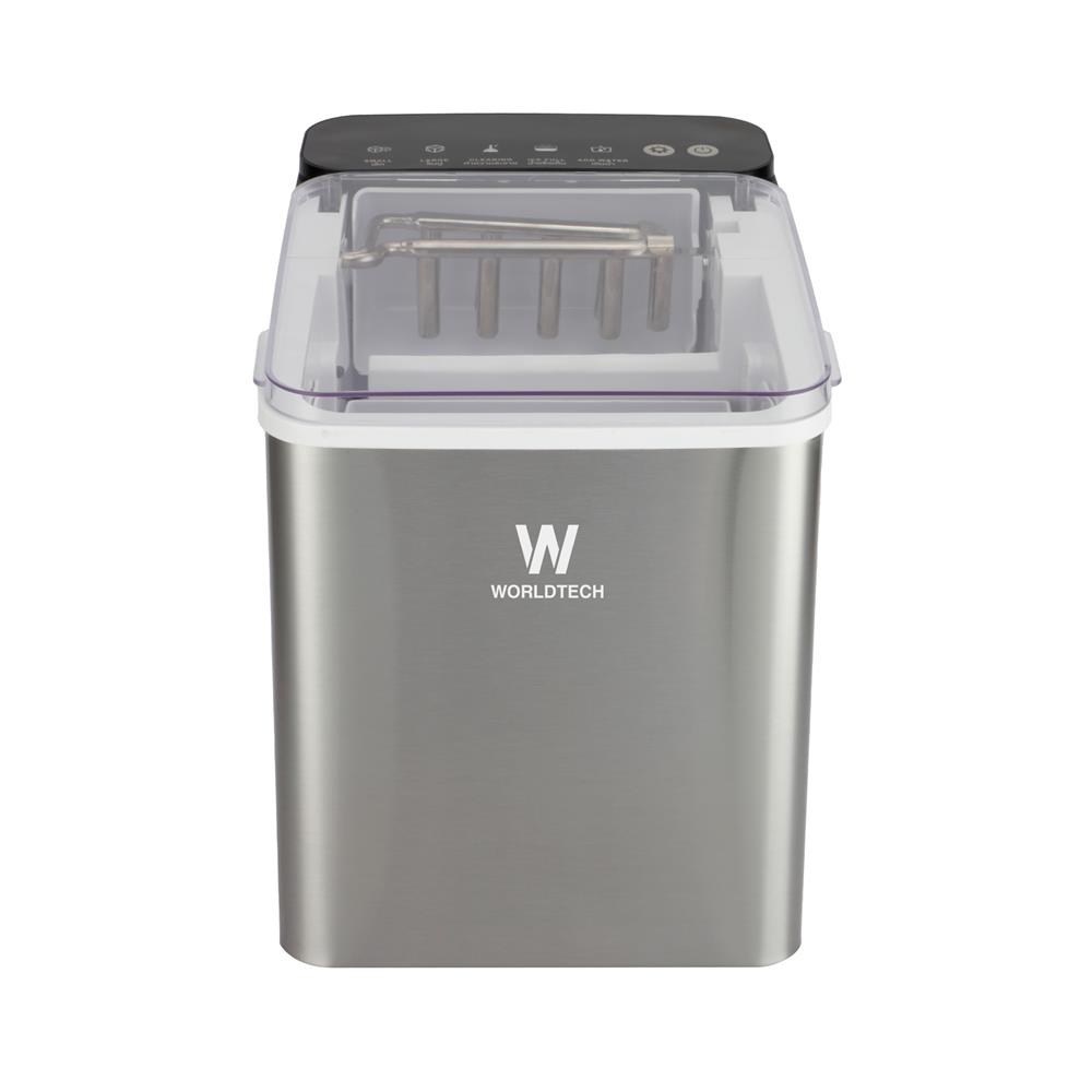 เครื่องทำน้ำแข็งอัตโนมัติ WORLDTECH WT-IM700 1.80 ลิตร สีเงิน_1