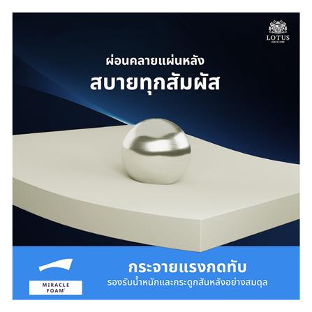 ที่นอน 6 ฟุต LOTUS PREMIUM (พร้อมหมอนหนุน 2 ชิ้น)_7