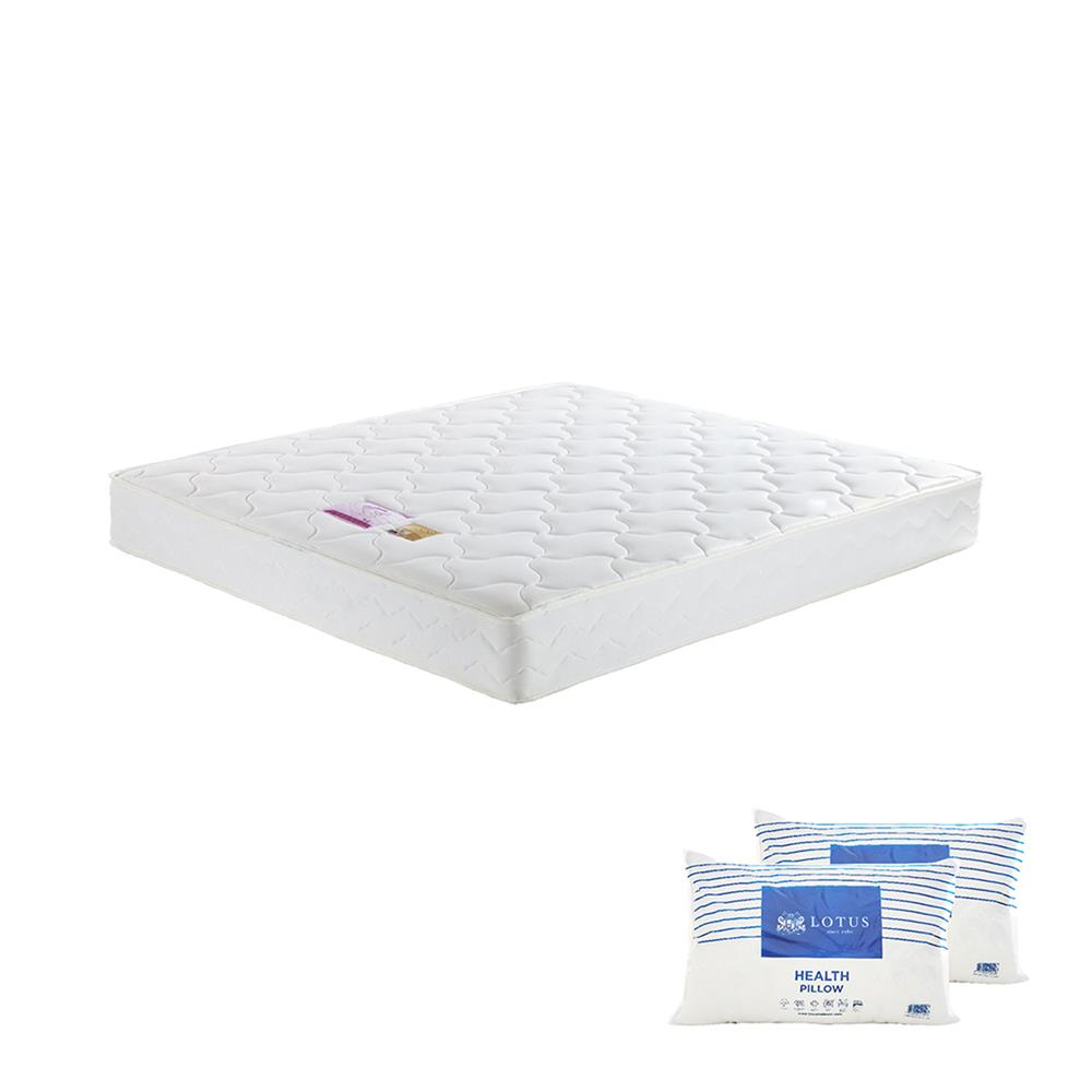 ที่นอน 6 ฟุต LOTUS PRECISE I พร้อมหมอนหนุน 2 ชิ้น