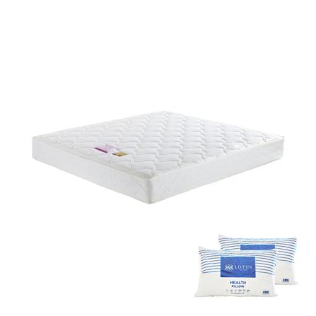 ที่นอน 6 ฟุต LOTUS PRECISE I พร้อมหมอนหนุน 2 ชิ้น