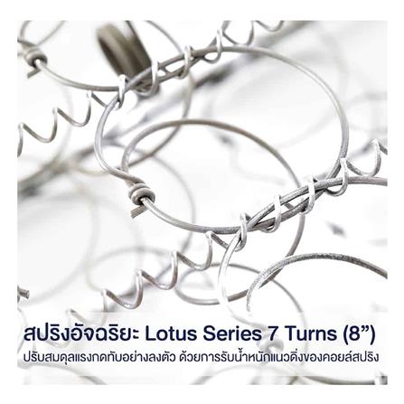 ที่นอน 3.5 ฟุต LOTUS SUPREME พร้อมหมอนหนุน 1 ชิ้น_5