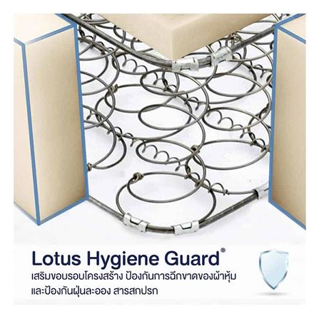 ที่นอน 5 ฟุต LOTUS SUPREME พร้อมหมอนหนุน 2 ชิ้น_9