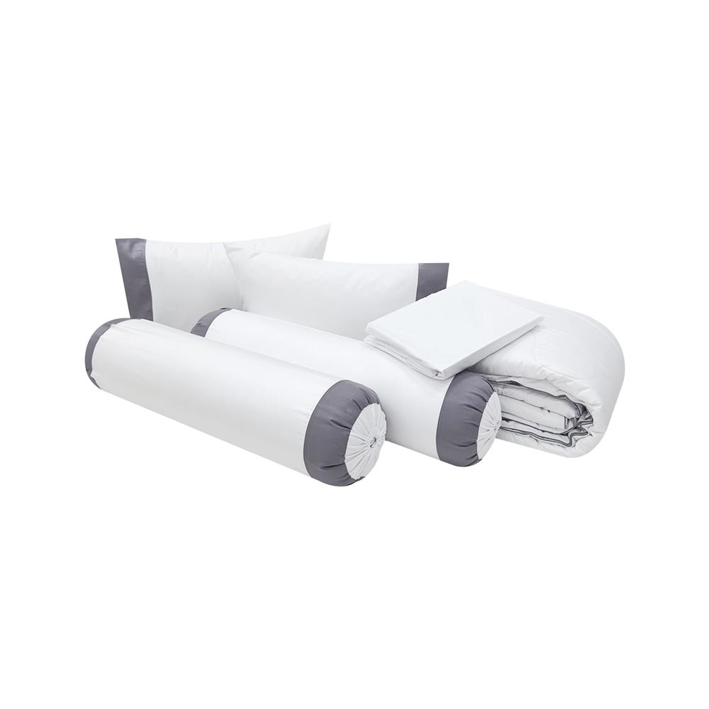 ชุดผ้าปูที่นอน 6 ฟุต 6 ชิ้น STEVENS COTTON FRESH SATEEN CL28GR